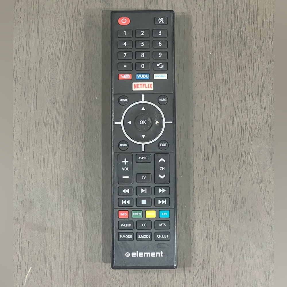 Element TY-49C-1 Remote Control OEM Replacement for Element TV